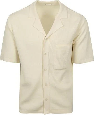 KnowledgeCotton Apparel Knitted Top Off White 1080055-1387 kopen