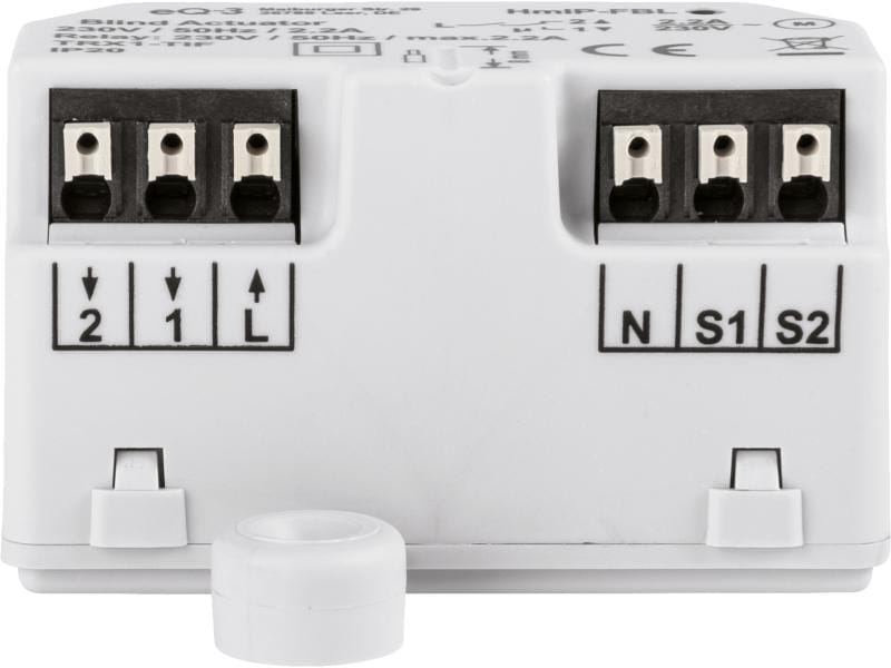 Homematic IP Smart Home Funk-Jalousieaktor Unterputz Unterputzaktor zum Steuern von Jalousien und Rollläden – HmIP-FBL