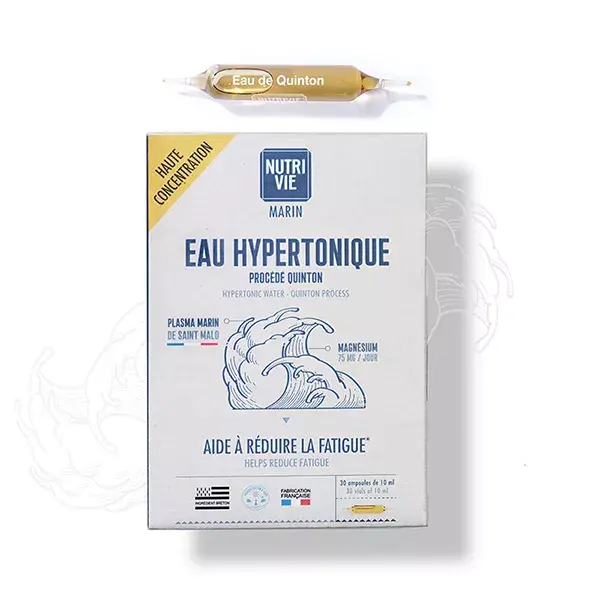 Nutrivie Eau Hypertonique Quinton Ampoules 10ml