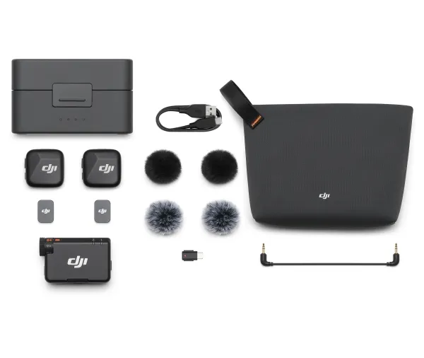 DJI Mic Mini - Mikrofonsystem - USB - sort