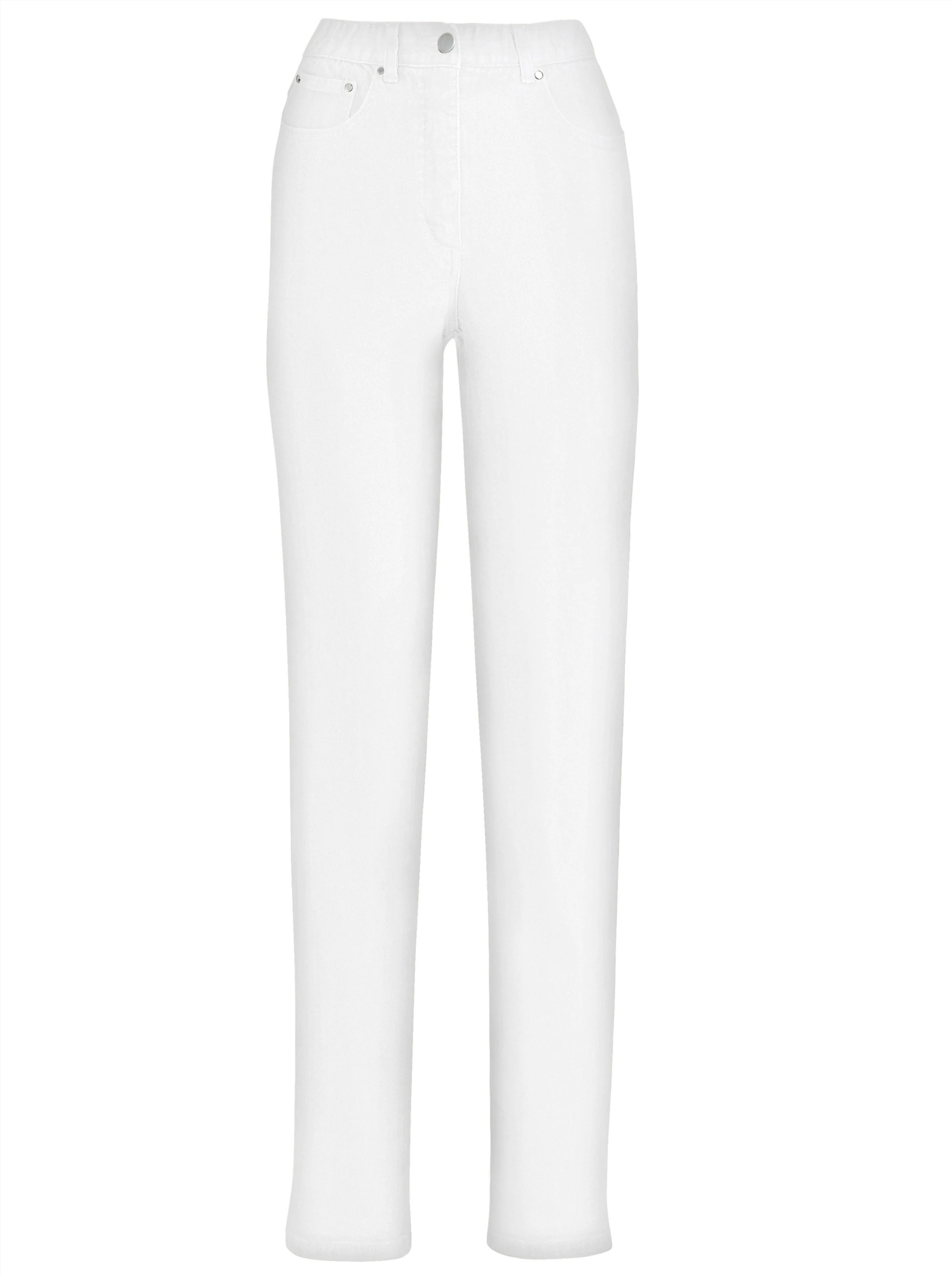 5-Pocket-Jeans in weiß