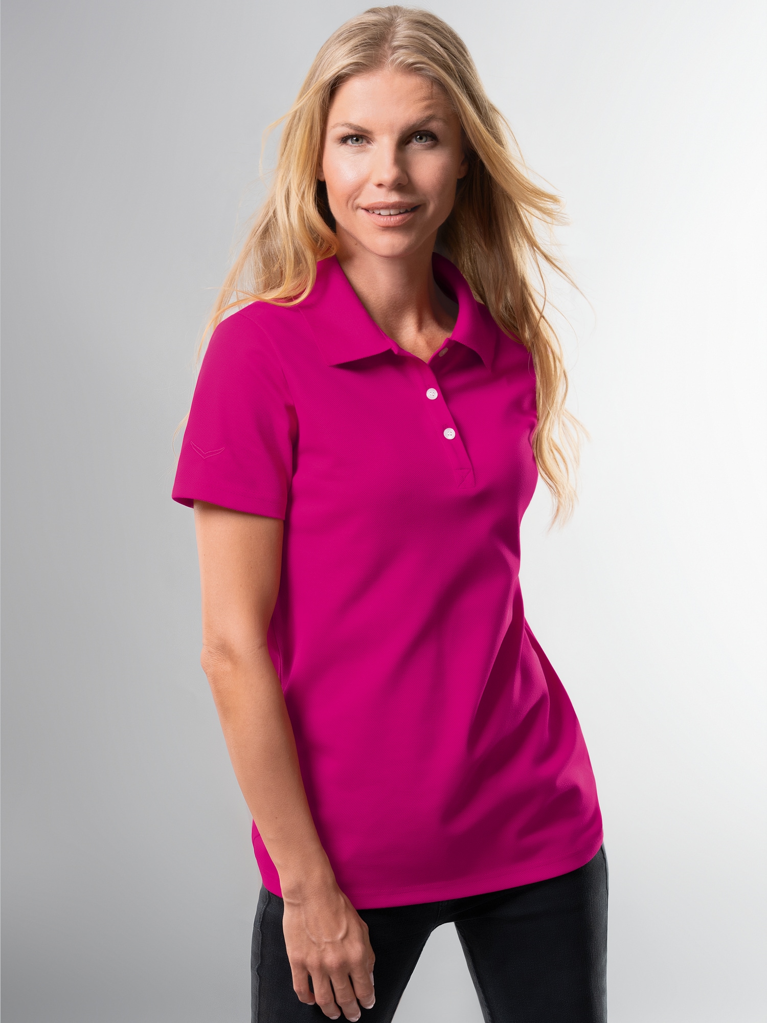 Poloshirt Slim Fit Magenta