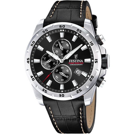 Festina Chronograph 20692 Herreur, Black, 45 mm