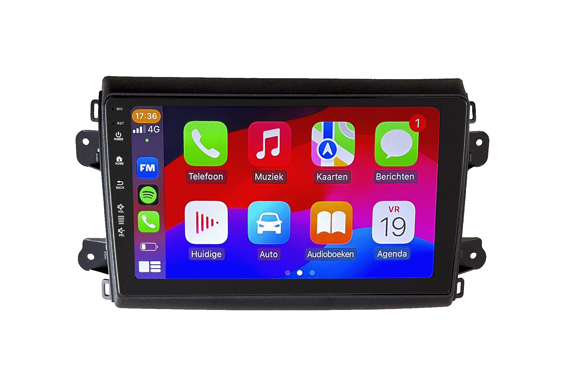 BergGPS FD-9000-F8 - 9-inch Fiat Ducato Radio camper navigatie