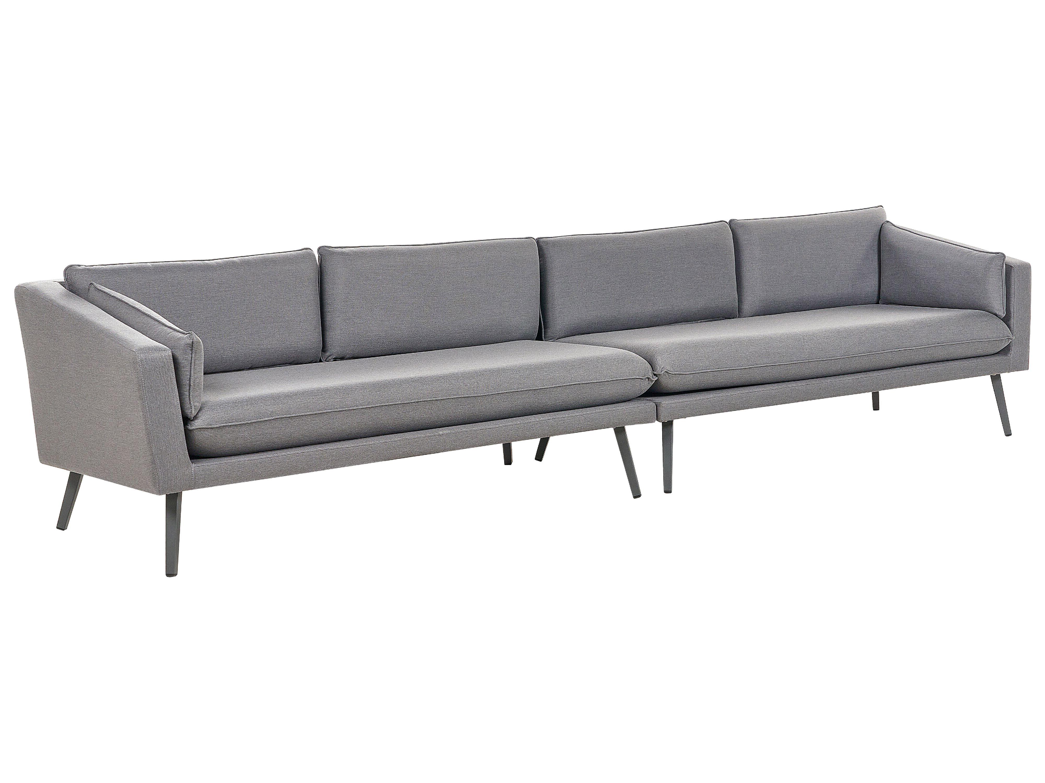 Tuin loungebank 4-zits LORETELLO Grijs