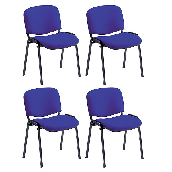 4 chaises Confort bleues
