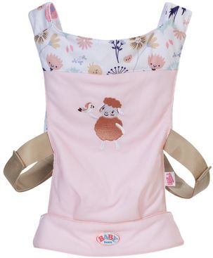 BABY born - Draagzak - Zachtroze en Grijs - Voor Poppen van 36 cm en 43 cm
