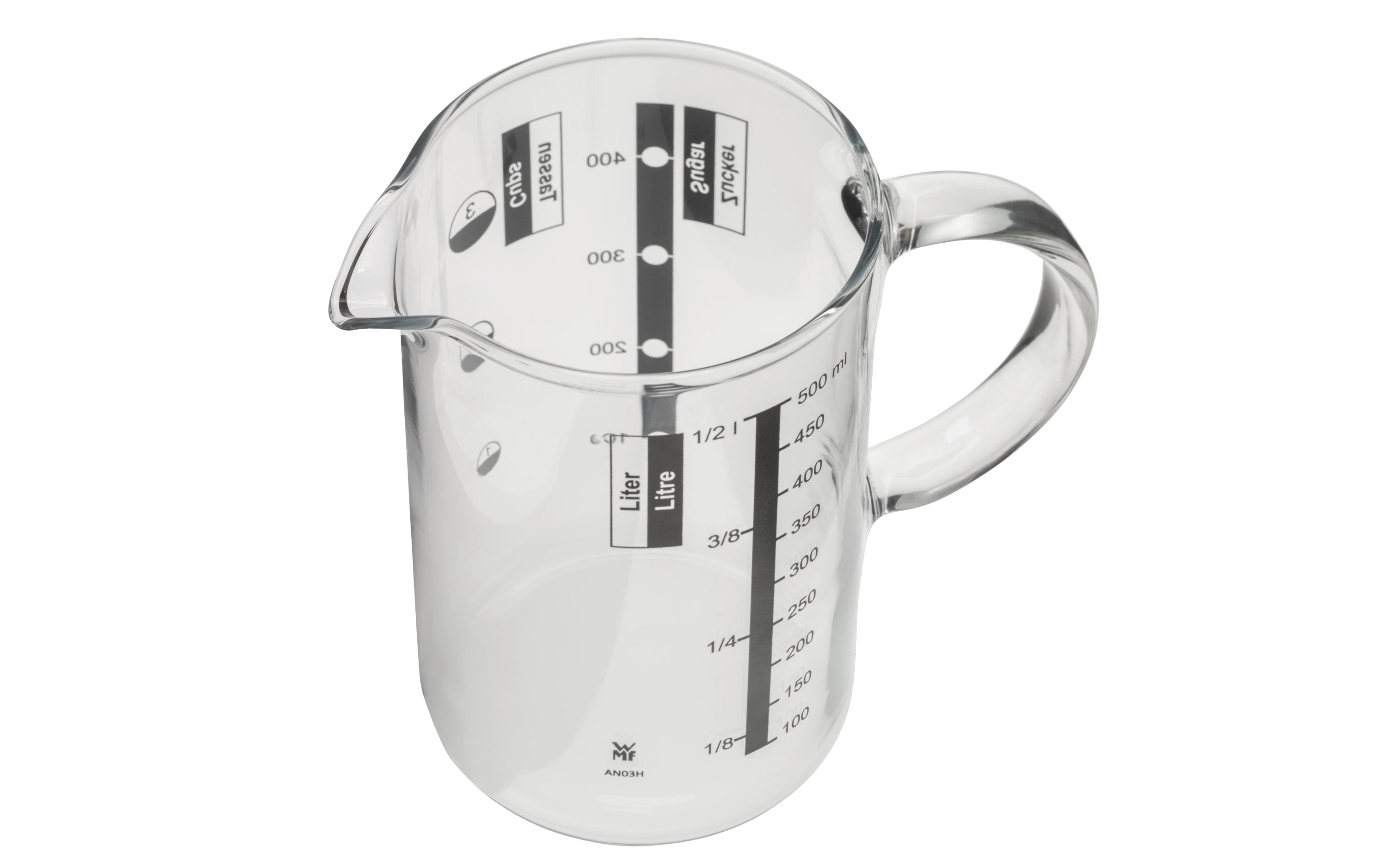 Messbecher Gourmet 5 dl, TransparentMessbehälter aus Glas