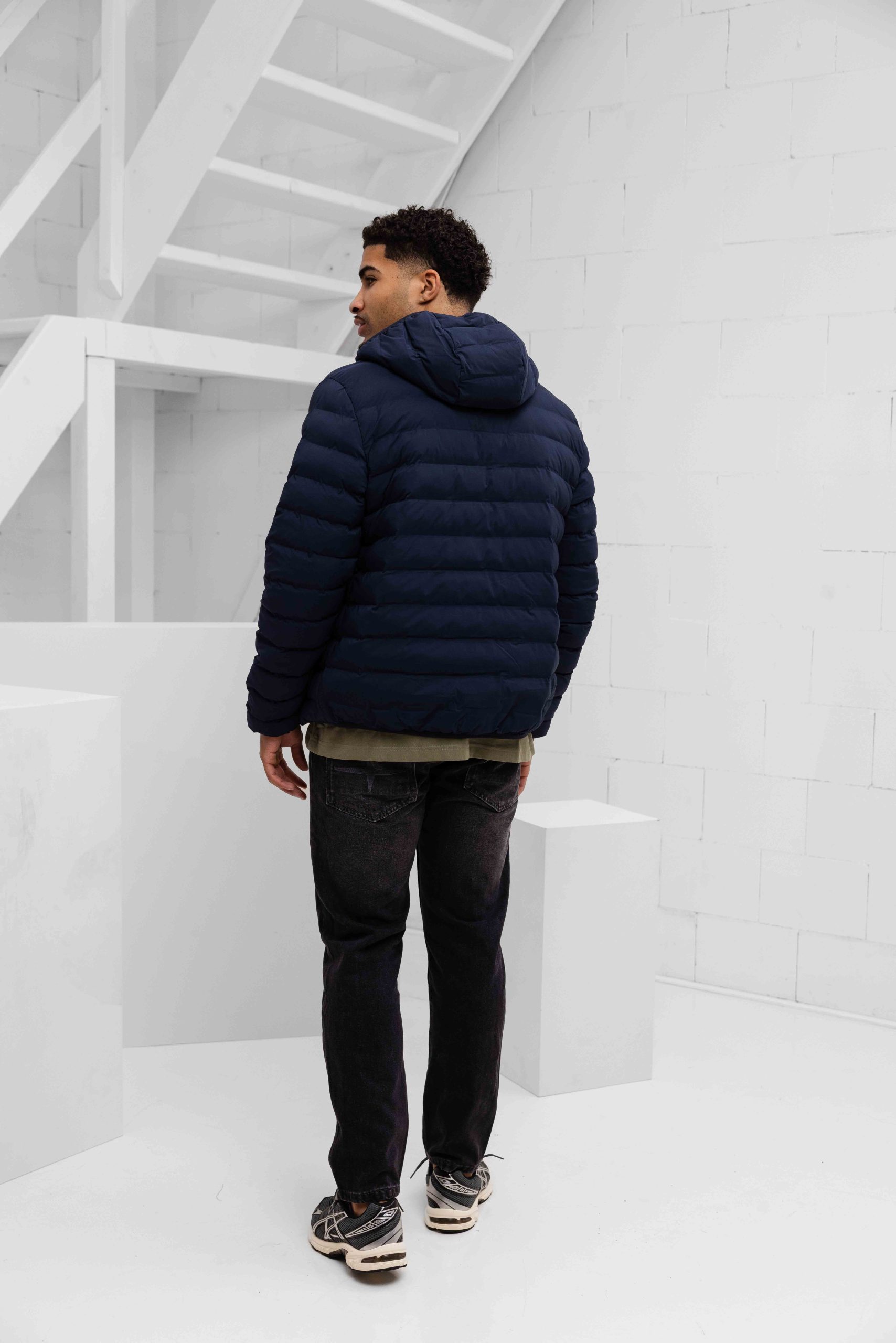 EA7 Emporio Armani 7M000686 Winterjas Heren Donkerblauw