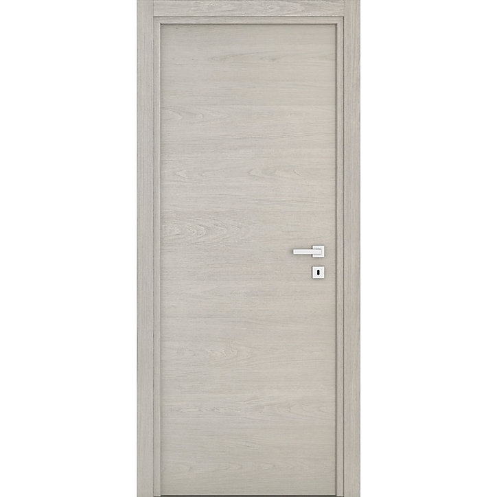 Bloc-porte Summa grigio H.204 x l.73 cm, poussant gauche