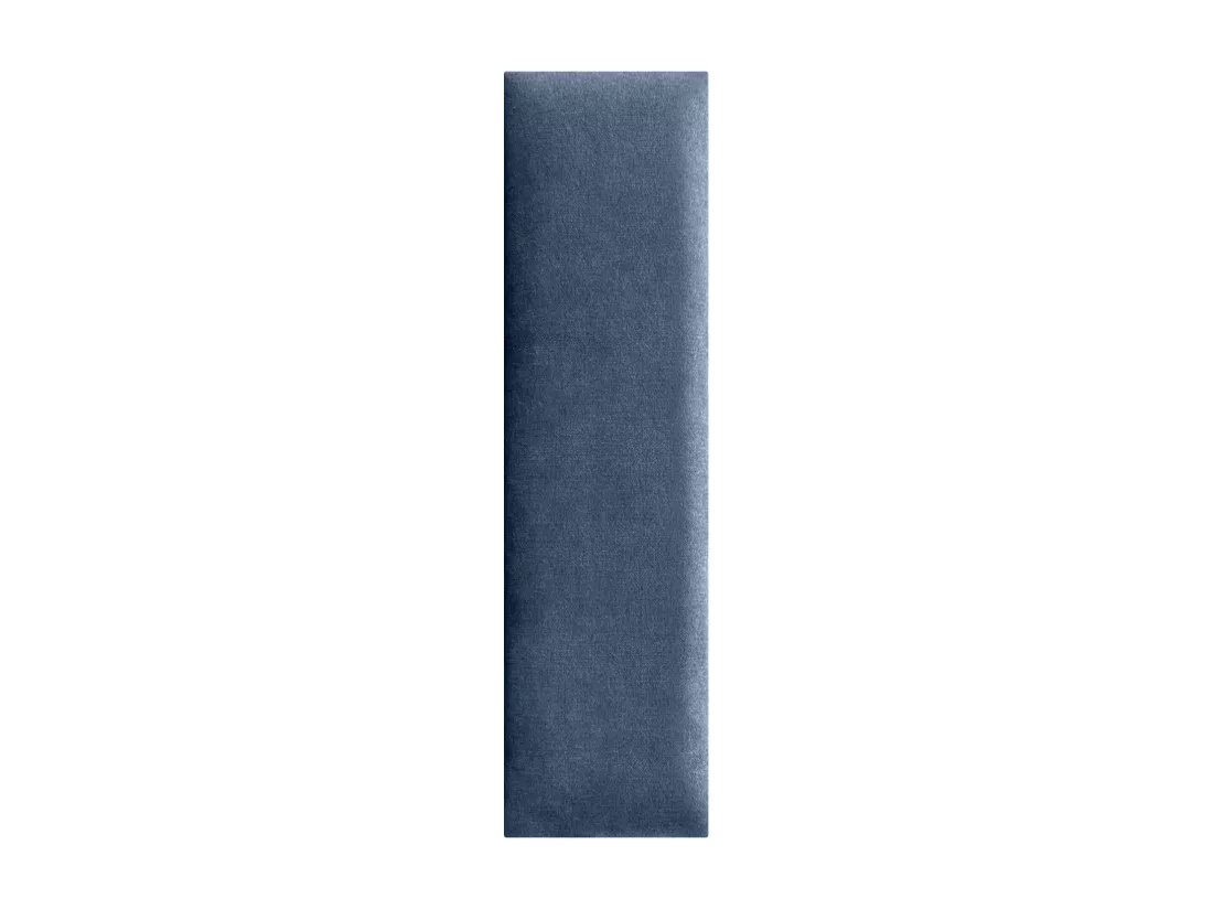 DHOME Lot de 6 Panneaux Rembourrés en Tissu Aqualine Autocollants pour Mur Acoustiques Absorbants Protection contre les Chocs (Bleu, 60x30cm, x6)
