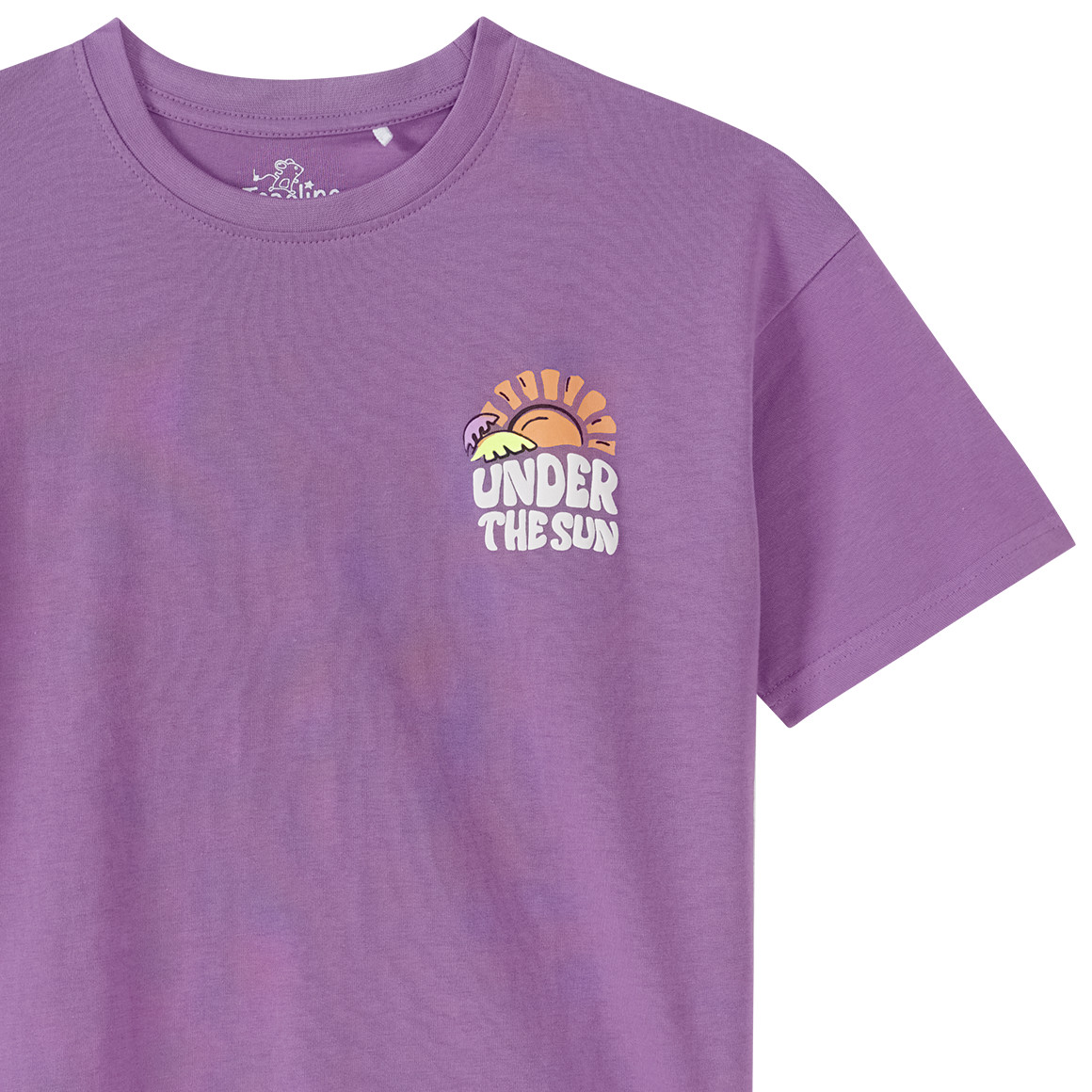 Topolino Jungen T-Shirt mit Rücken-Print lila