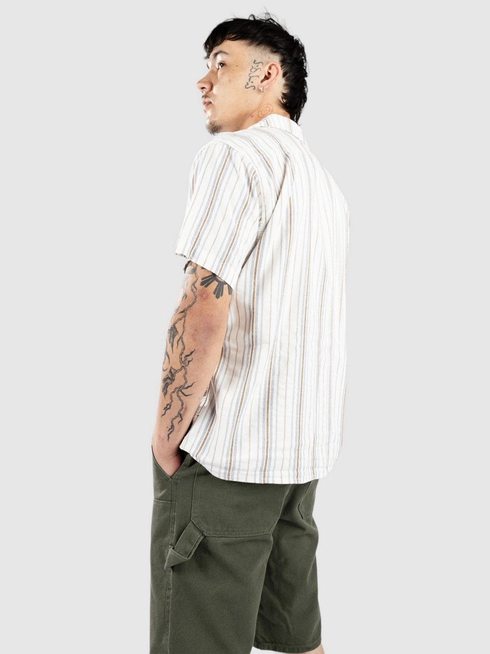 Rhythm Vacation Stripe Shirt natural