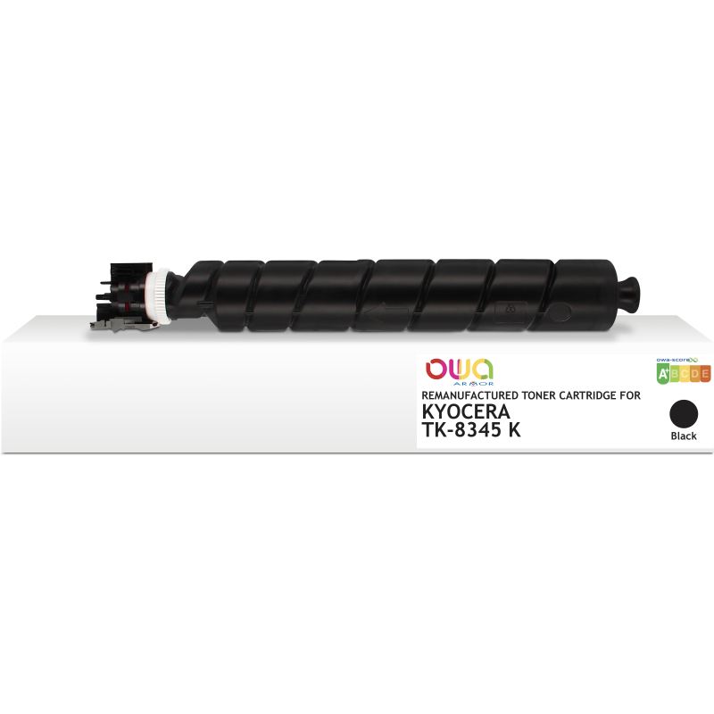 Toner remanufacturé OWA - standard - Noir - pour KYOCERA TK-8345K