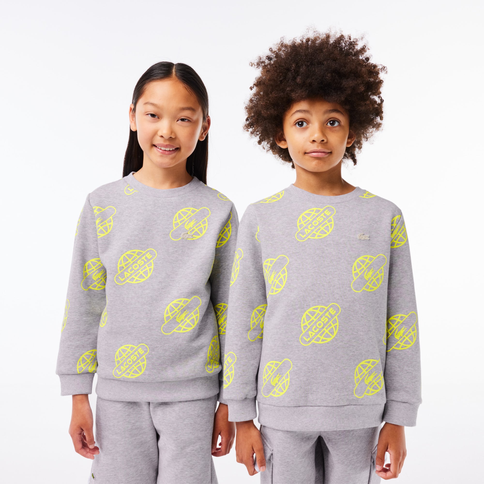Sweatshirt avec imprimé contrasté Pullovers & Sweatshirts - Gris - Lacoste - Enfant