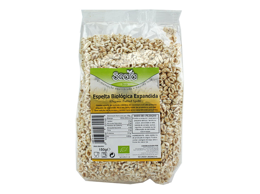 ESPELTA PUFF BIO SEARA 150G