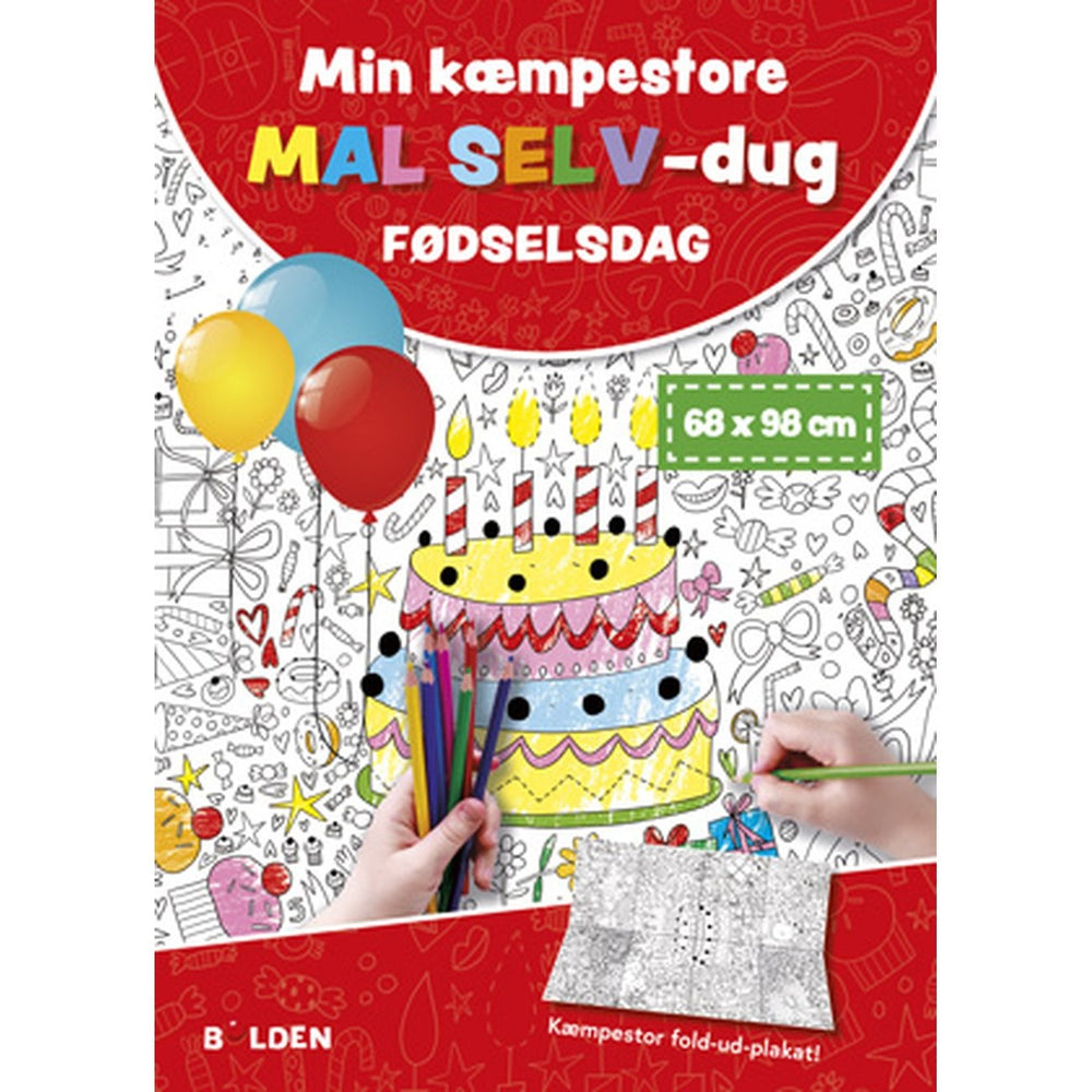 Køb Forlaget Bolden Mal-Selv-Dug: Fødselsdag