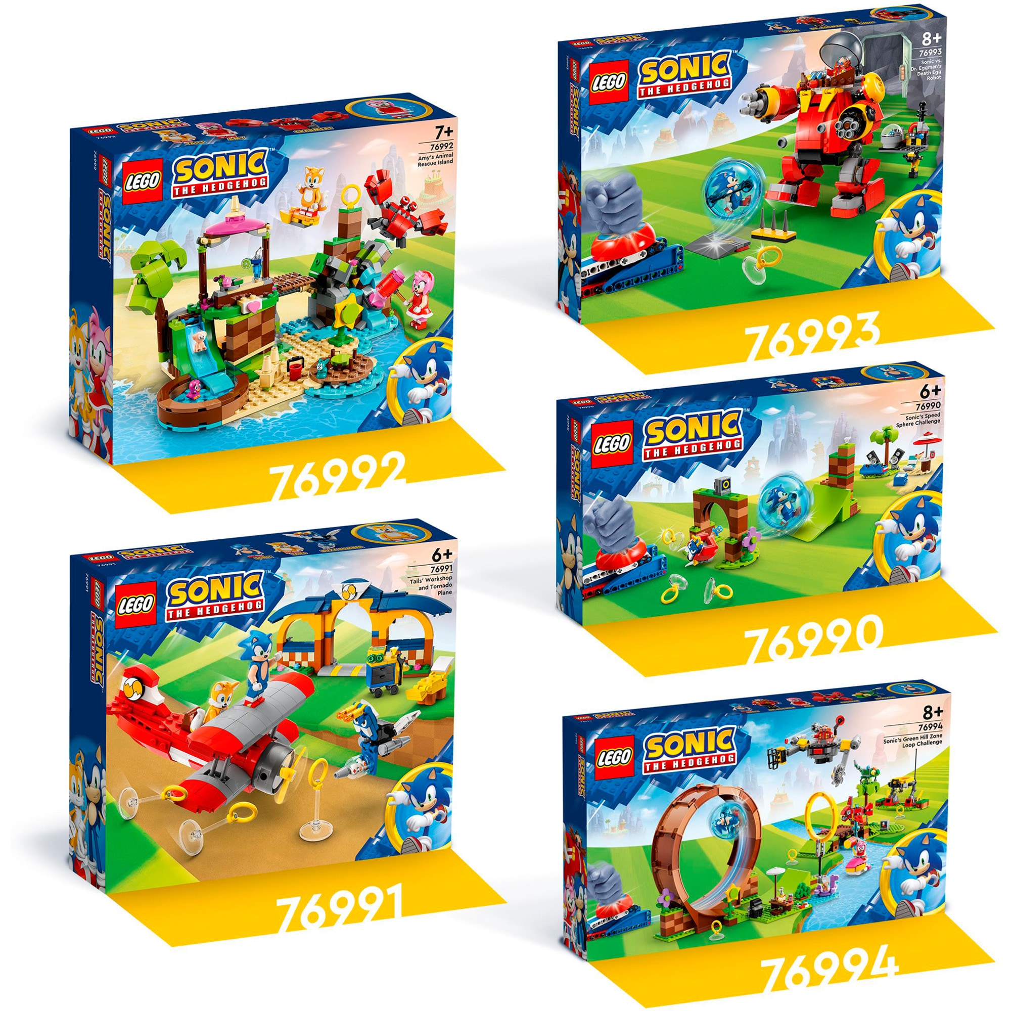 LEGO Konstruktionsspielzeug Sonic the Hedgehog Amys Tierrettungsinsel