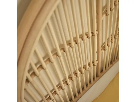 Tête de lit en rotin naturel 140 cm