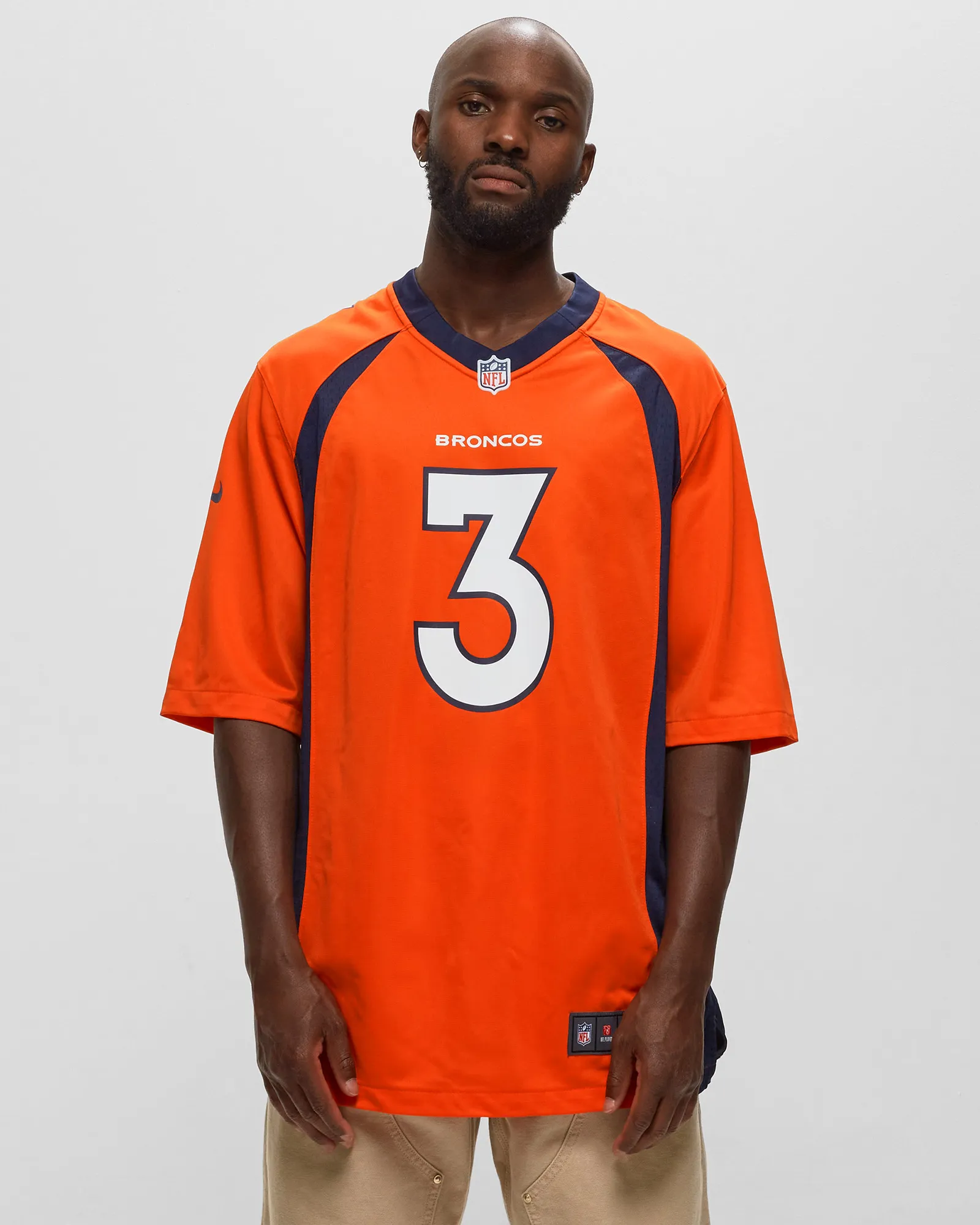 Camisa de jogo Nike NFL Denver Broncos Russell Wilson 3