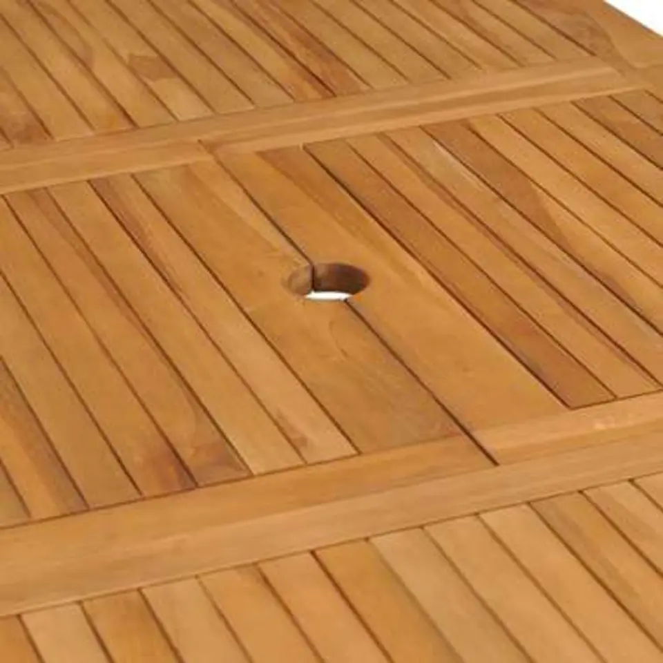 vidaXL - Tuintafel - Bruin - Hout