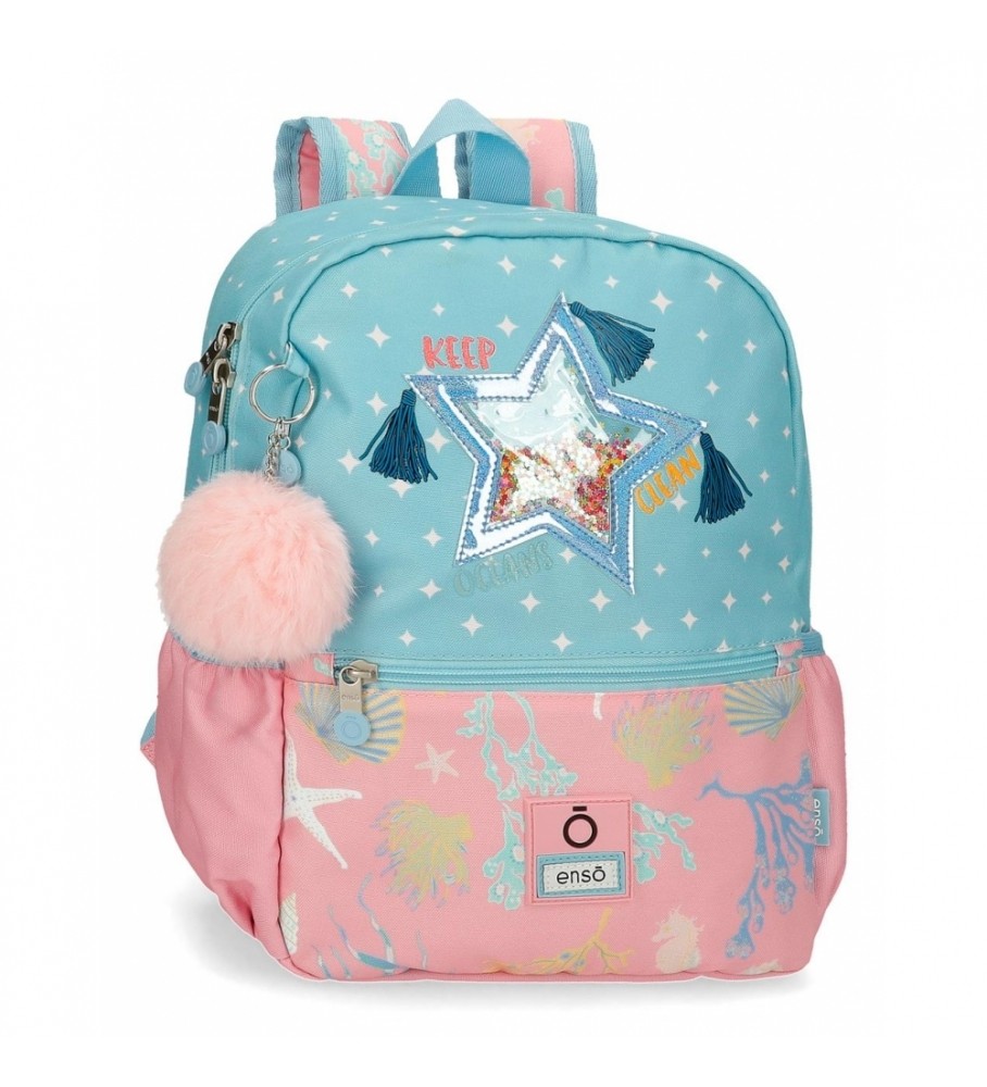 Mochila Enso Keep The Ocean Clean, Azul