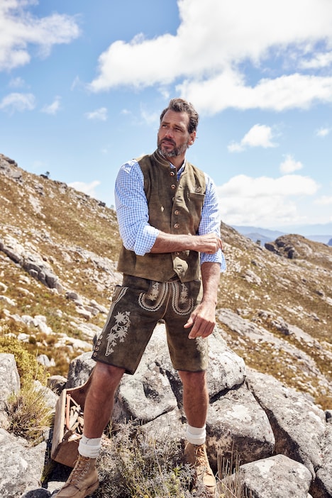JP 1880 Karohemd, Tracht, Langarm, Mini-Buttondown-Kragen, Modern Fit, bis 8 XL