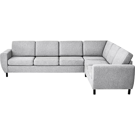Rom Nordic vendbar hjørnesofa - lysegrå