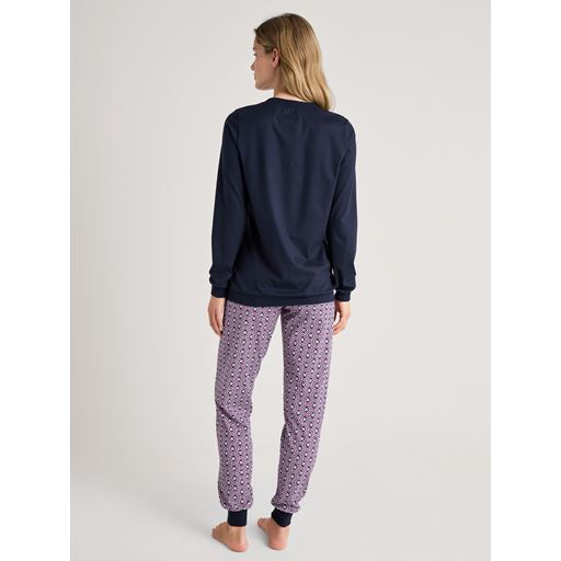 Calida Lovely Nights Pyjamas, Peacoat Blue, M