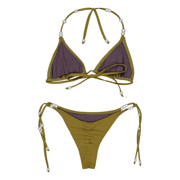 Caro luna Maillot 2 Pièces Perla | Vert kaki