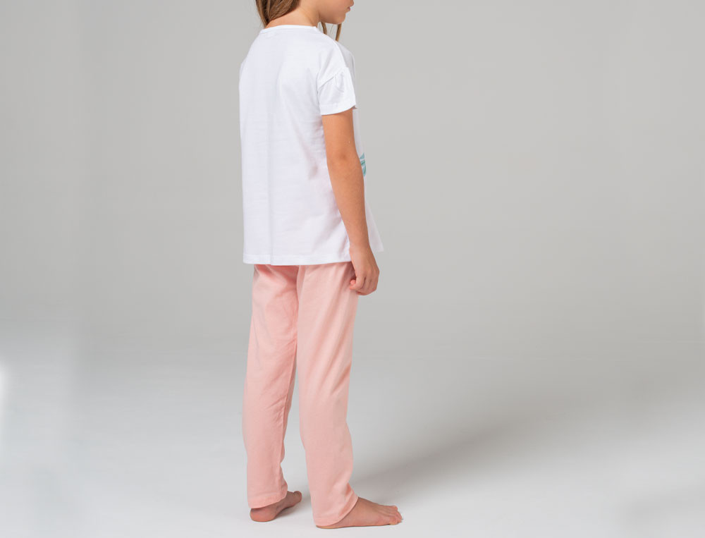Pyjama enfant fille-Jardin exotique