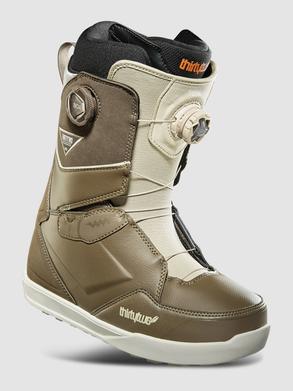 ThirtyTwo Lashed Double Boa Crab Grab 2024 Snowboard B brown/tan