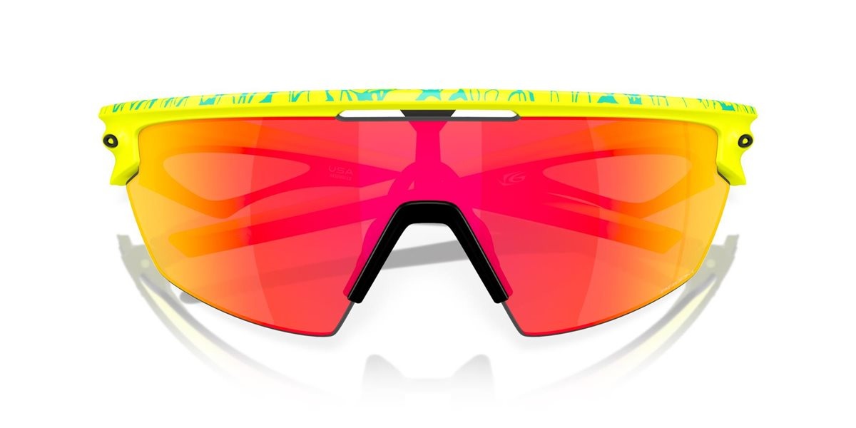 Sphaera 14/Matte Tennis Ball Yellow/Celeste Neuron w/Prizm Ruby