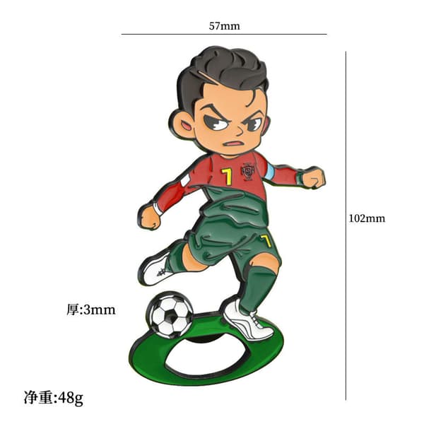 INF Cristiano Ronaldo flaskeåpner nøkkelring