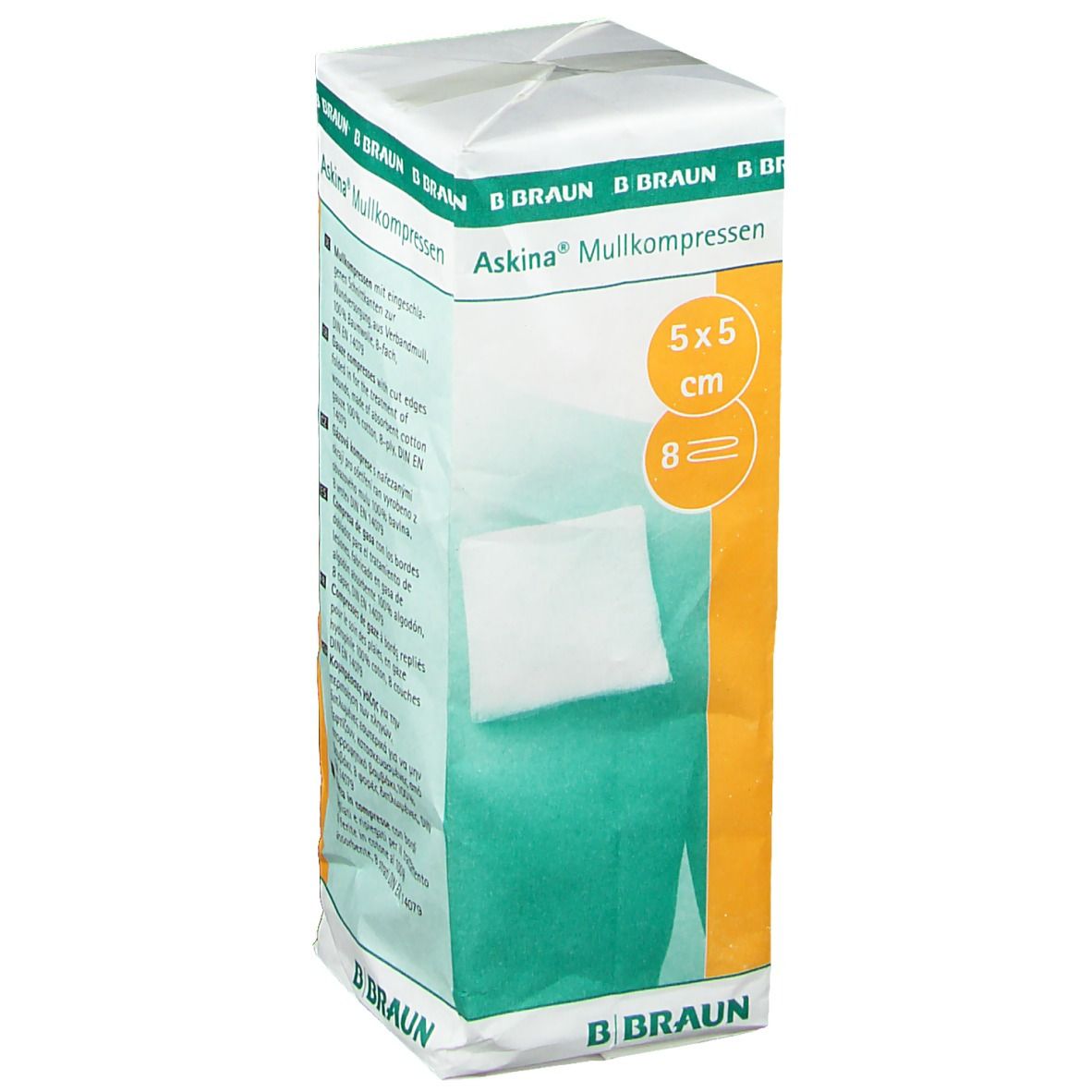 Askina® Mullkompressen 5 x 5 cm