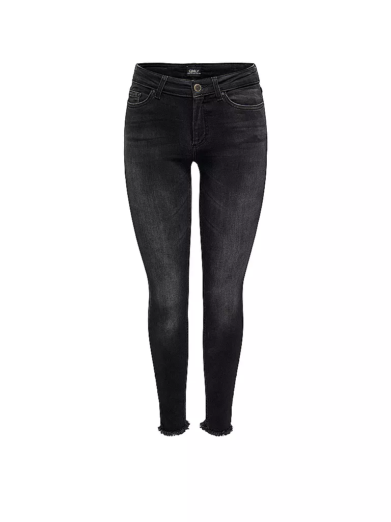 ONLY Jeans Skinny Fit 7/8 ONLBLUSH schwarz