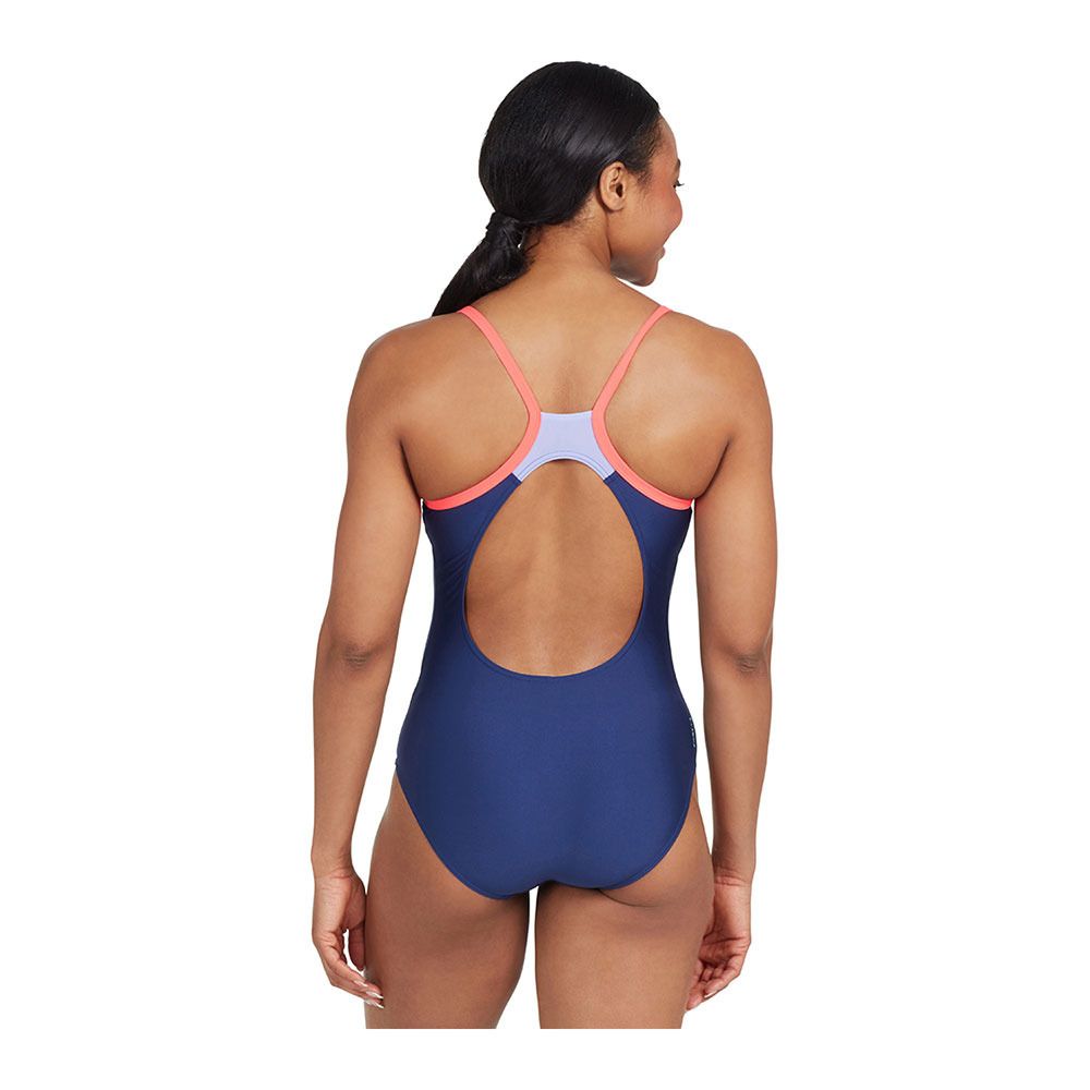 Zoggs CANNON STRIKE BACK - Maillot de bain 1 pièce Femme navy/purple/red