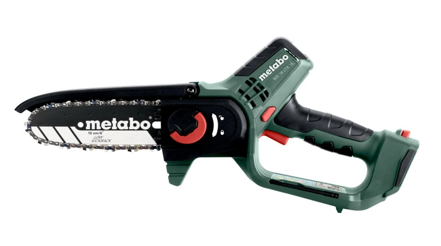 Metabo MS 18 LTX 15 18V Li-ion accu snoeizaag set in tas (1x 2,0Ah) - 150 mm