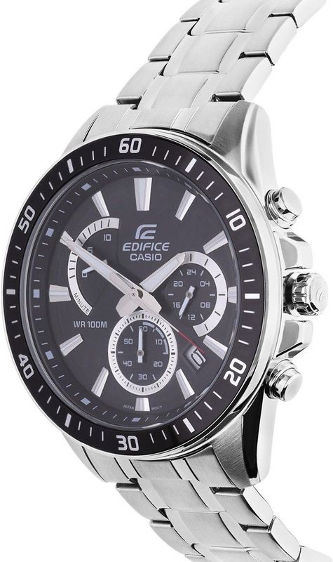 Casio Edifice EFR 552D 1AVUEF Herenhorloge 45 Zilverkleurig