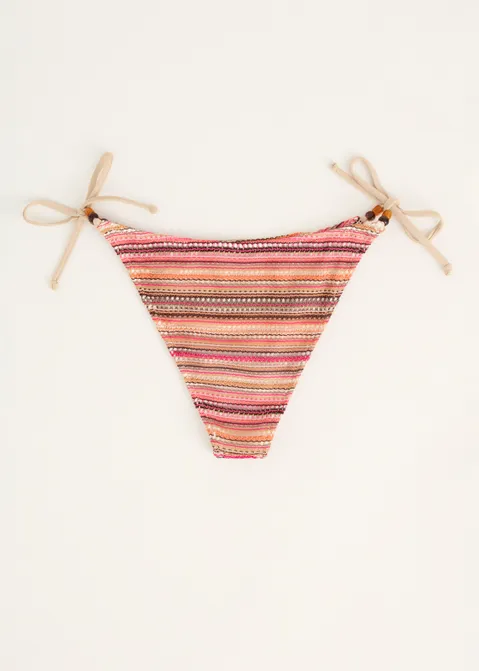 Bikini broekje met strepen assorti (ASSOR)
