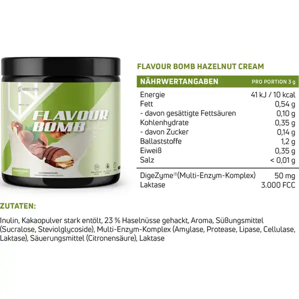 Flavour Bomb Hazelnut Cream