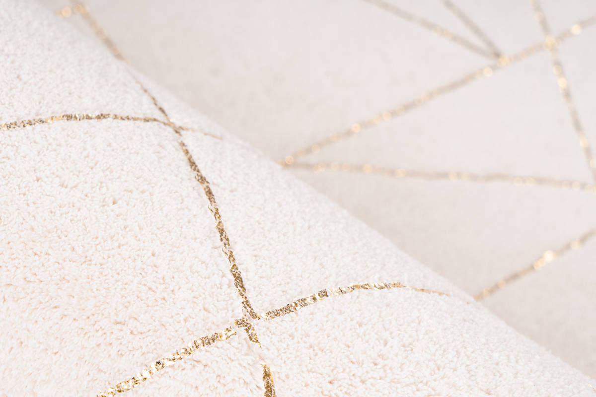 Teppich BIJOU 100 - creme-gold - 80x150 cm