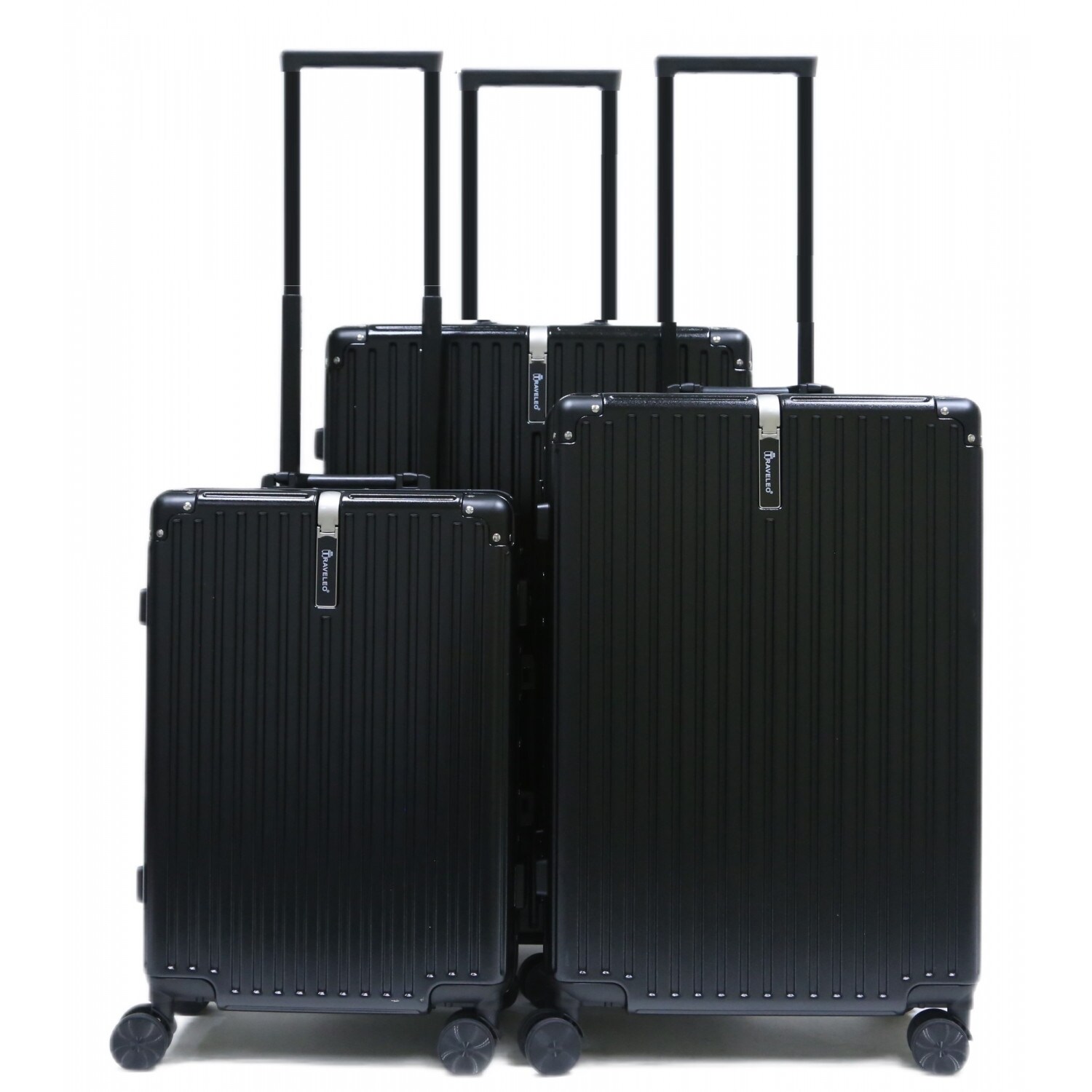 Aluminium Rahmen Reisekoffer Koffer 3 tlg Trolley Kofferset
