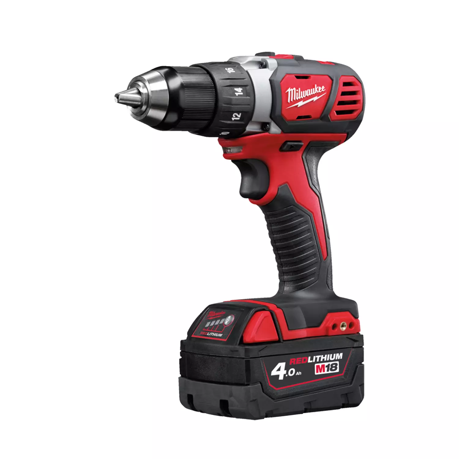 Milwaukee M18 BDD-403C 18V Li-Ion Accu klopboor- /schroefmachine compact set (3x 4,0Ah) in koffer