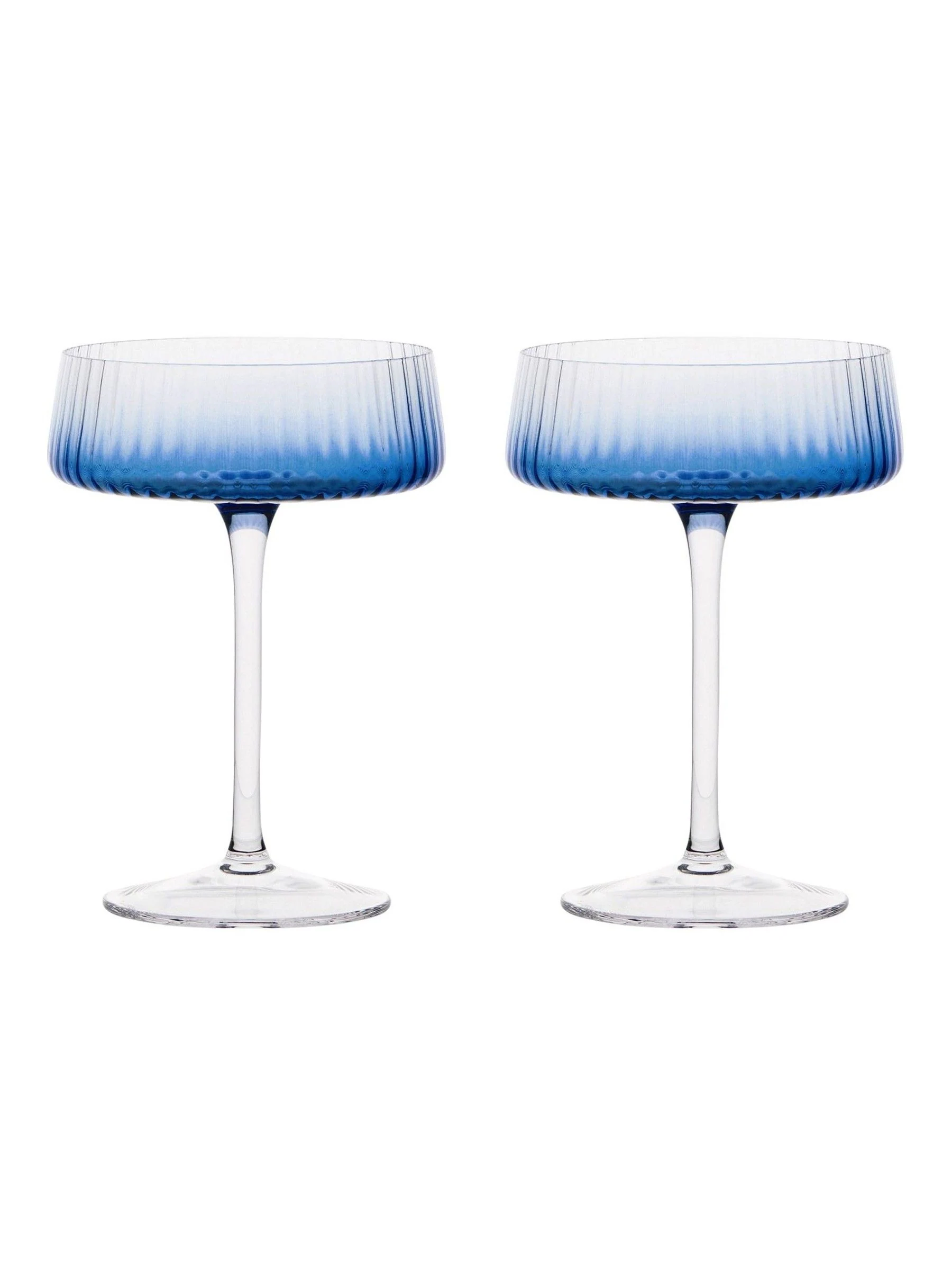Anton Studio Designs Set of 2 Empire Champagne Saucers