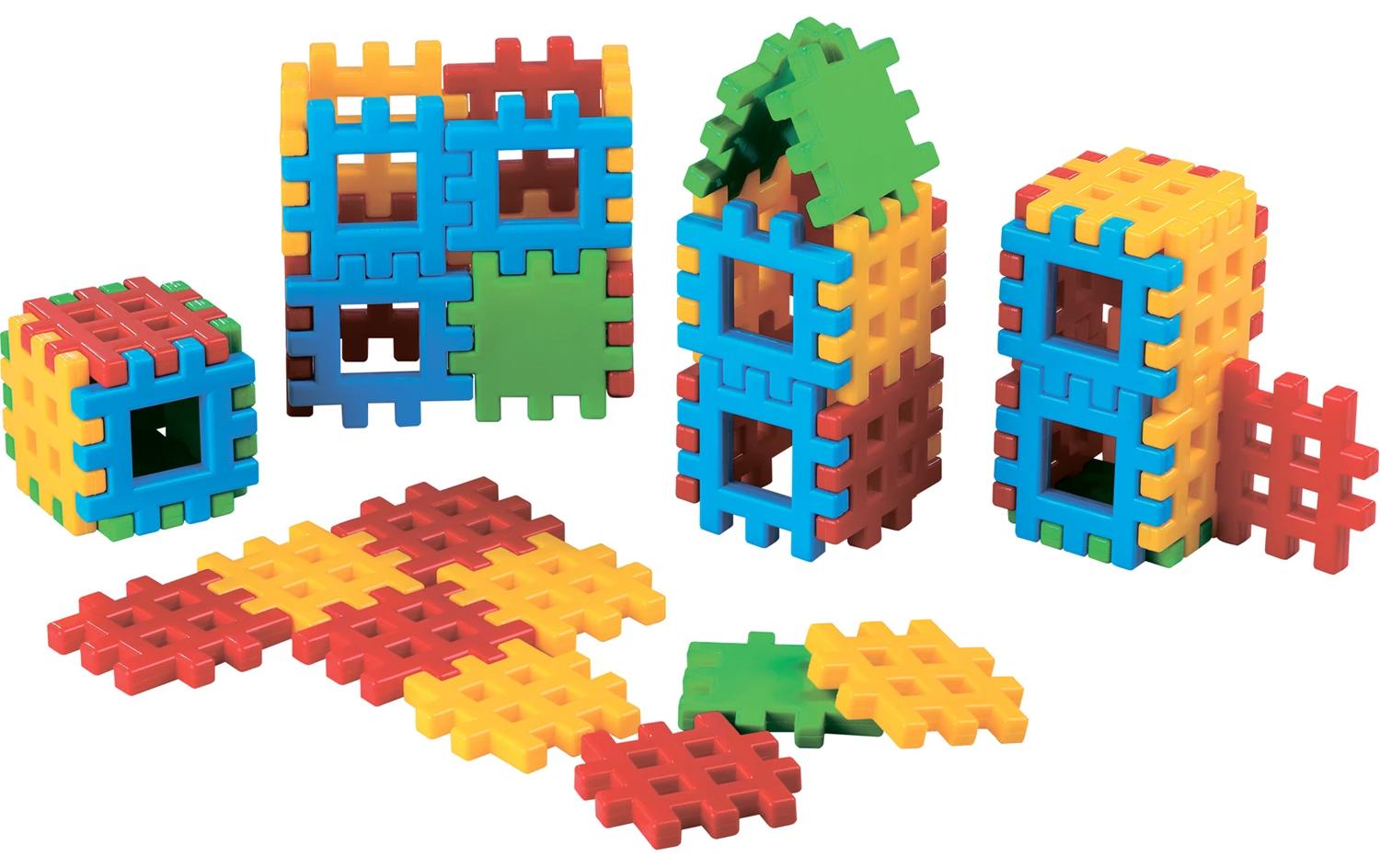 Baukasten Marioinex Waffle Blocks - 48 TeileKonstruktionsspielzeug