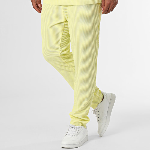 Ensemble Tee Shirt Et Pantalon Jogging Jaune