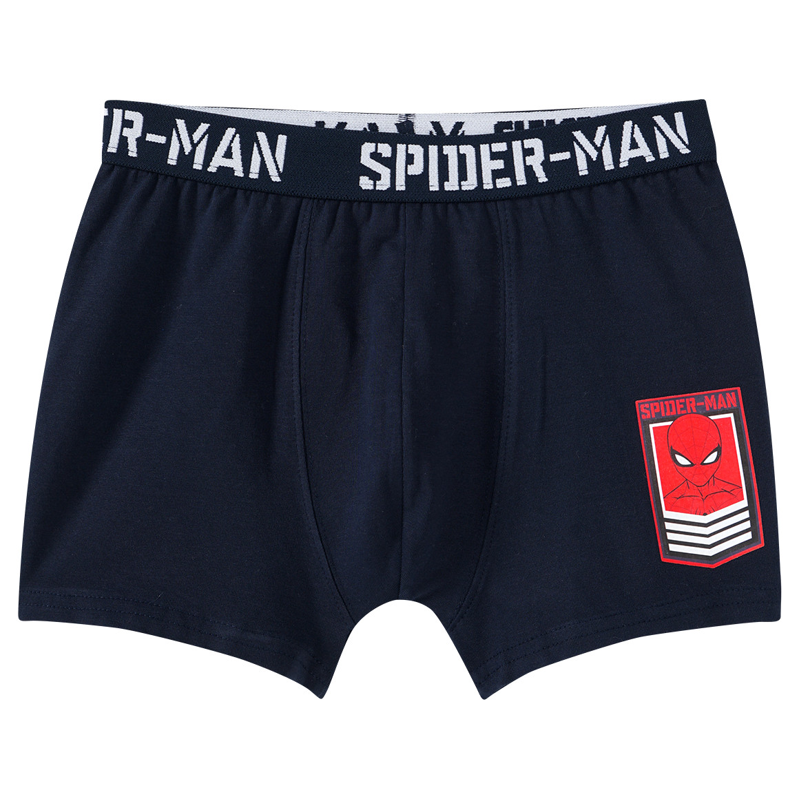 Yigga 2 MARVEL Spider-Man Boxer mit Bio-Baumwolle blau / dunkelblau