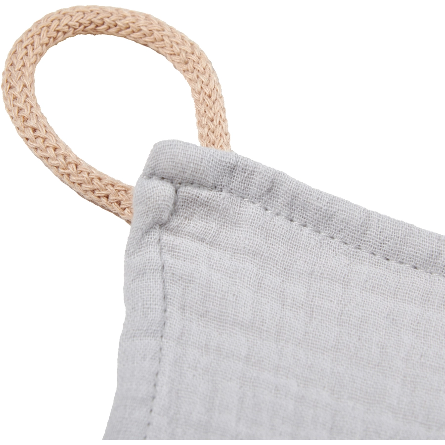 Nordic Coast Company Kuscheltuch Musselin Rakete Grau
