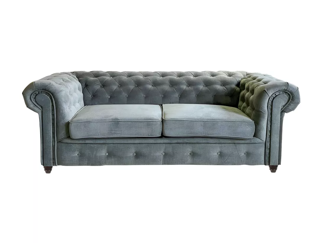 Canapé CHESTERFIELD 2 places / Gris